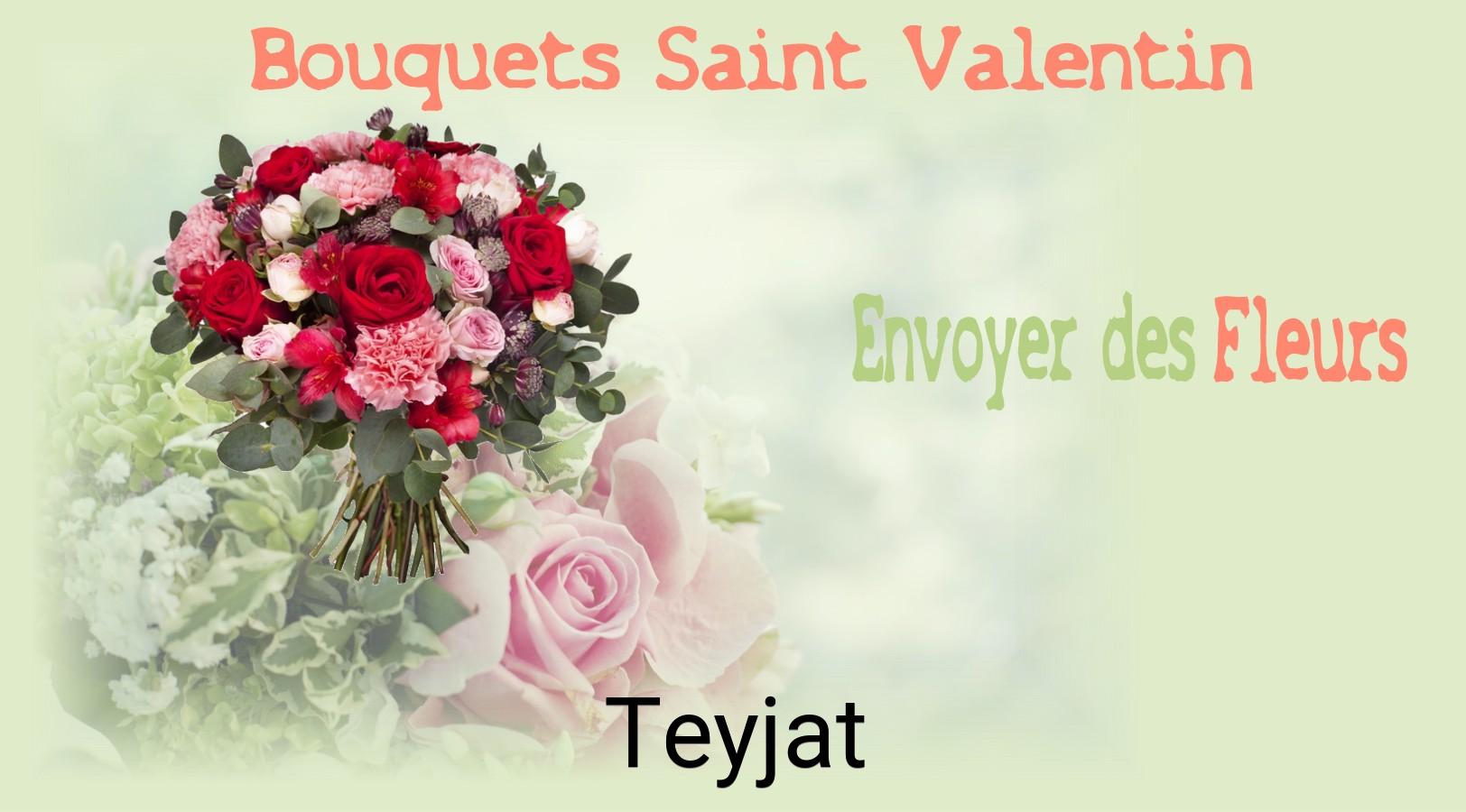 Roses de Saint-Valentin livrées à Teyjat